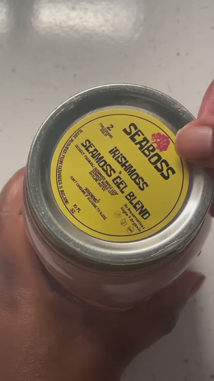 Seamoss & Irishmoss Gel — Multipurpose Algae Mineral Blend
